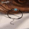 imageMontana West Wangler Charm Bracelet for Women Western Natural stone Chain Bracelet Dainty Jewelrysilverturquoise