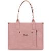 imageMontana West  Wrangler Tote Bag for Women Western Cow Print Purse Designer Top Handle HandbagsL Pink