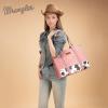 imageMontana West  Wrangler Tote Bag for Women Western Cow Print Purse Designer Top Handle HandbagsL Pink