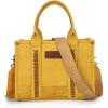 imageMontana West  Wrangler Tote Bag for Women Western Cow Print Purse Designer Top Handle HandbagsM Yellowguitar Strap