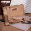 imageX Wrangler Minimalist Wallet Women Card Cases ampamp Money Organizers Wristlet with Wallet Large Clutch with Coin Purse Smooth Zipper and Rfid LiningDark Khaki