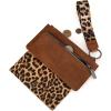 imageX Wrangler Minimalist Wallet Women Card Cases ampamp Money Organizers Wristlet with Wallet Large Clutch with Coin Purse Smooth Zipper and Rfid LiningLeopard