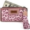 imageX Wrangler Minimalist Wallet Women Card Cases ampamp Money Organizers Wristlet with Wallet Large Clutch with Coin Purse Smooth Zipper and Rfid LiningPink