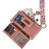 imageX Wrangler Minimalist Wallet Women Card Cases ampamp Money Organizers Wristlet with Wallet Large Clutch with Coin Purse Smooth Zipper and Rfid LiningPink