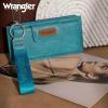 imageX Wrangler Minimalist Wallet Women Card Cases ampamp Money Organizers Wristlet with Wallet Large Clutch with Coin Purse Smooth Zipper and Rfid LiningTurquoise