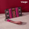 imageX Wrangler Wristlet Western Wallet Boho Aztec Credit Card Holder for Women2203 Hot Pink
