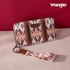 imageX Wrangler Wristlet Western Wallet Boho Aztec Credit Card Holder for Women2203 Light Coffee