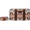 imageX Wrangler Wristlet Western Wallet Boho Aztec Credit Card Holder for Women2203 Light Coffee