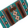 imageX Wrangler Wristlet Western Wallet Boho Aztec Credit Card Holder for Women2203 Tuiquoise