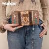 imageX Wrangler Wristlet Western Wallet Boho Aztec Credit Card Holder for WomenAztec Brown