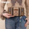 imageX Wrangler Wristlet Western Wallet Boho Aztec Credit Card Holder for WomenAztec Coffee