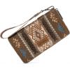imageX Wrangler Wristlet Western Wallet Boho Aztec Credit Card Holder for WomenAztec Coffee