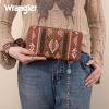 imageX Wrangler Wristlet Western Wallet Boho Aztec Credit Card Holder for WomenAztec Dark Brown