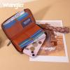 imageX Wrangler Wristlet Western Wallet Boho Aztec Credit Card Holder for WomenAztec Dark Brown