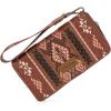 imageX Wrangler Wristlet Western Wallet Boho Aztec Credit Card Holder for WomenAztec Dark Brown