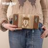 imageX Wrangler Wristlet Western Wallet Boho Aztec Credit Card Holder for WomenAztec Khaki