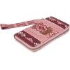 imageX Wrangler Wristlet Western Wallet Boho Aztec Credit Card Holder for WomenAztec Pink