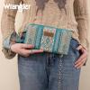 imageX Wrangler Wristlet Western Wallet Boho Aztec Credit Card Holder for WomenAztec Tuiquoise
