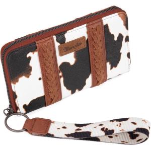 imageX Wrangler Wristlet Western Wallet Boho Aztec Credit Card Holder for Women133 Brown