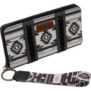 imageX Wrangler Wristlet Western Wallet Boho Aztec Credit Card Holder for Women2203A Black