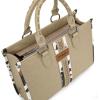 imageMontana West Wrangler Animal Print Tote Bag for Women Western Purse Boho Top Handle Satchel HandbagCow Khaki