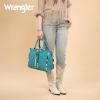 imageMontana West Wrangler Animal Print Tote Bag for Women Western Purse Boho Top Handle Satchel HandbagCow Turquoise