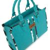 imageMontana West Wrangler Animal Print Tote Bag for Women Western Purse Boho Top Handle Satchel HandbagCow Turquoise