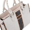 imageMontana West Wrangler Animal Print Tote Bag for Women Western Purse Boho Top Handle Satchel HandbagLeo Beige