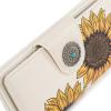 imageMontana West Womens Wallets Western Sunflower Wallet Women Large Capacity Credit Card Wallet Ladies Female Bifold Clutch Wallets with ID Window and Coin PurseSunflowerBeige