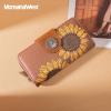 imageMontana West Womens Wallets Western Sunflower Wallet Women Large Capacity Credit Card Wallet Ladies Female Bifold Clutch Wallets with ID Window and Coin PurseSunflowerBrown