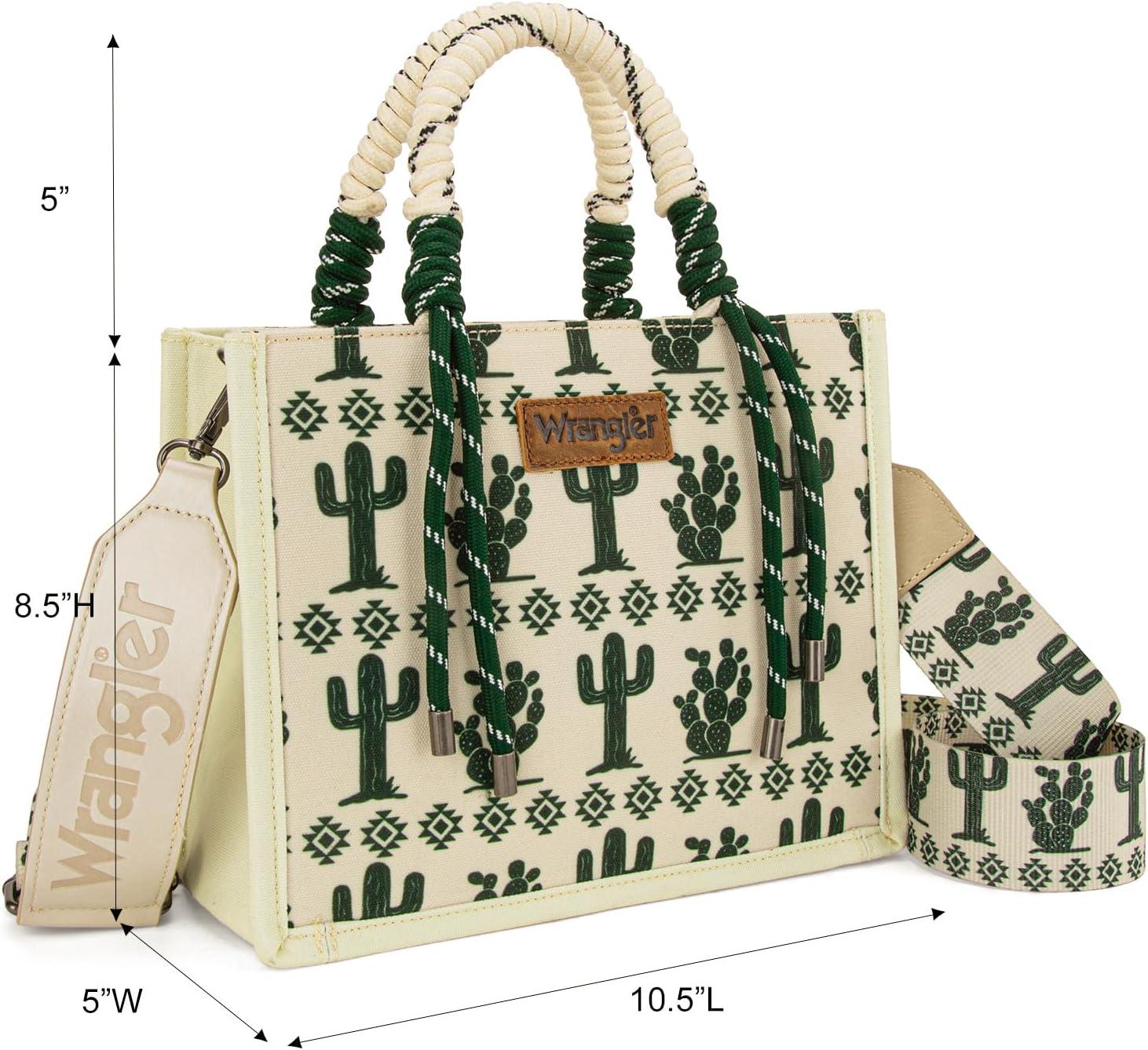 imageMontana West Wrangler Tote Bag Western Satchel Bags for Women with Braided Rope HandlesWide Strapbeige