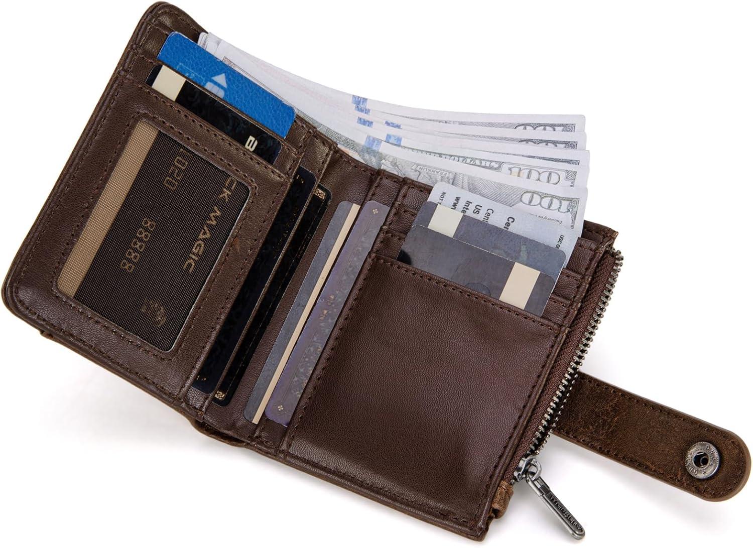 imageMontana West X Wrangler Womens Wallet Small Bifold Wallet Black Wallet for Women Wallets Card Cases ampamp Money Organizers Ladies Female RFID Credit Card Wallets with Removable ID WindowACoffee