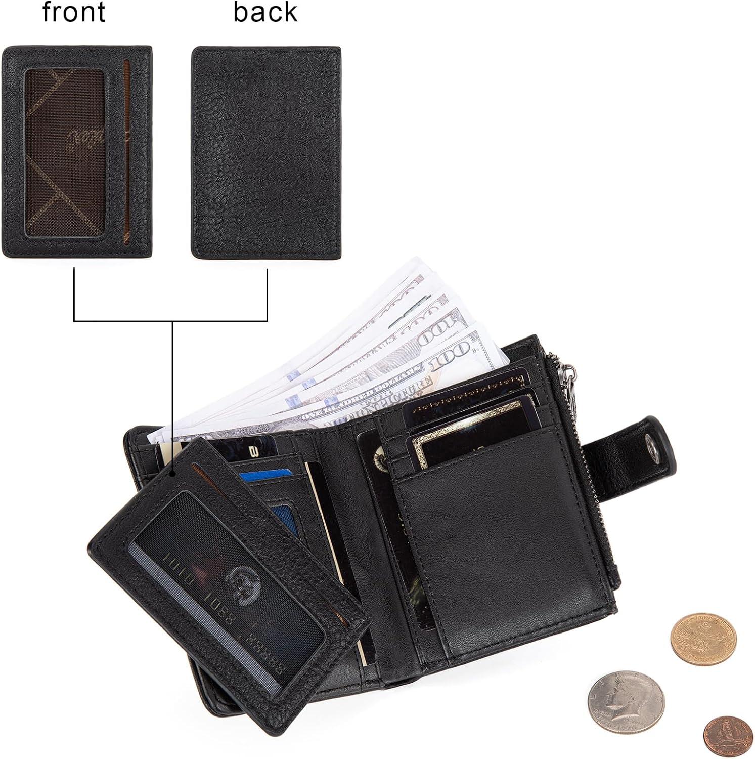 imageMontana West X Wrangler Womens Wallet Small Bifold Wallet Black Wallet for Women Wallets Card Cases ampamp Money Organizers Ladies Female RFID Credit Card Wallets with Removable ID WindowBlack