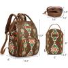 imageMontana West Wrangler Callie Diaper Bag Backpack with Pacifier Case Crossbody Bottle Bag and Stroller Straps Western Pattern Multifunction Baby Travel Bag Set WG22159110TN3pcscoffee