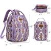 imageMontana West Wrangler Callie Diaper Bag Backpack with Pacifier Case Crossbody Bottle Bag and Stroller Straps Western Pattern Multifunction Baby Travel Bag Set WG22159110TN3pcslight Violet