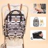imageMontana West Wrangler Callie Diaper Bag Backpack with Pacifier Case Crossbody Bottle Bag and Stroller Straps Western Pattern Multifunction Baby Travel Bag Set WG22159110TN3pcsblack