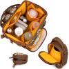 imageMontana West Wrangler Callie Diaper Bag Backpack with Pacifier Case Crossbody Bottle Bag and Stroller Straps Western Pattern Multifunction Baby Travel Bag Set WG22159110TN3pcscoffee