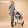 imageMontana West Wrangler Callie Diaper Bag Backpack with Pacifier Case Crossbody Bottle Bag and Stroller Straps Western Pattern Multifunction Baby Travel Bag Set WG22159110TN3pcsblack