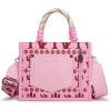 imageMontana West Wrangler Tote Bag Western Satchel Bags for Women with Braided Rope HandlesWide Strapcactus Hotpink
