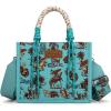 imageMontana West Wrangler Tote Bag Western Satchel Bags for Women with Braided Rope HandlesWide Strapcowgirl Calaite