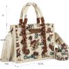 imageMontana West Wrangler Tote Bag Western Satchel Bags for Women with Braided Rope HandlesWide Strapcowgirl Tan