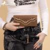 imageMontana West Wristlet Wallets for Women Western Trifold Wallet Purse with Card Holder MW1340W002BREmbossedBrown