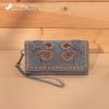imageMontana West Wristlet Wallets for Women Western Trifold Wallet Purse with Card Holder MW1340W002BRJean