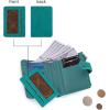 imageMontana West X Wrangler Womens Wallet Small Bifold Wallet Black Wallet for Women Wallets Card Cases ampamp Money Organizers Ladies Female RFID Credit Card Wallets with Removable ID WindowTurquoiseBrown