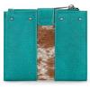 imageMontana West X Wrangler Womens Wallet Small Bifold Wallet Black Wallet for Women Wallets Card Cases ampamp Money Organizers Ladies Female RFID Credit Card Wallets with Removable ID WindowTurquoiseBrown