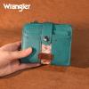 imageMontana West X Wrangler Womens Wallet Small Bifold Wallet Black Wallet for Women Wallets Card Cases ampamp Money Organizers Ladies Female RFID Credit Card Wallets with Removable ID WindowTurquoiseBrown