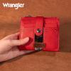 imageMontana West X Wrangler Womens Wallet Small Bifold Wallet Black Wallet for Women Wallets Card Cases ampamp Money Organizers Ladies Female RFID Credit Card Wallets with Removable ID WindowRed