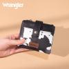 imageMontana West X Wrangler Womens Wallet Small Bifold Wallet Black Wallet for Women Wallets Card Cases ampamp Money Organizers Ladies Female RFID Credit Card Wallets with Removable ID WindowFull CowBlack