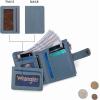 imageMontana West X Wrangler Womens Wallet Small Bifold Wallet Black Wallet for Women Wallets Card Cases ampamp Money Organizers Ladies Female RFID Credit Card Wallets with Removable ID WindowQuilted  Jeans Blue