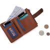 imageMontana West X Wrangler Womens Wallet Small Bifold Wallet Black Wallet for Women Wallets Card Cases ampamp Money Organizers Ladies Female RFID Credit Card Wallets with Removable ID WindowWhite  Brown